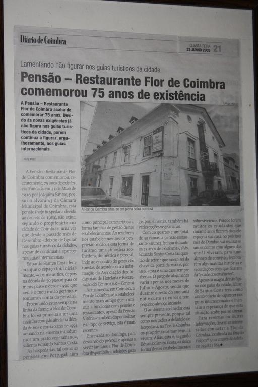 Pensao Flor De Coimbra Ξενοδοχείο Εξωτερικό φωτογραφία